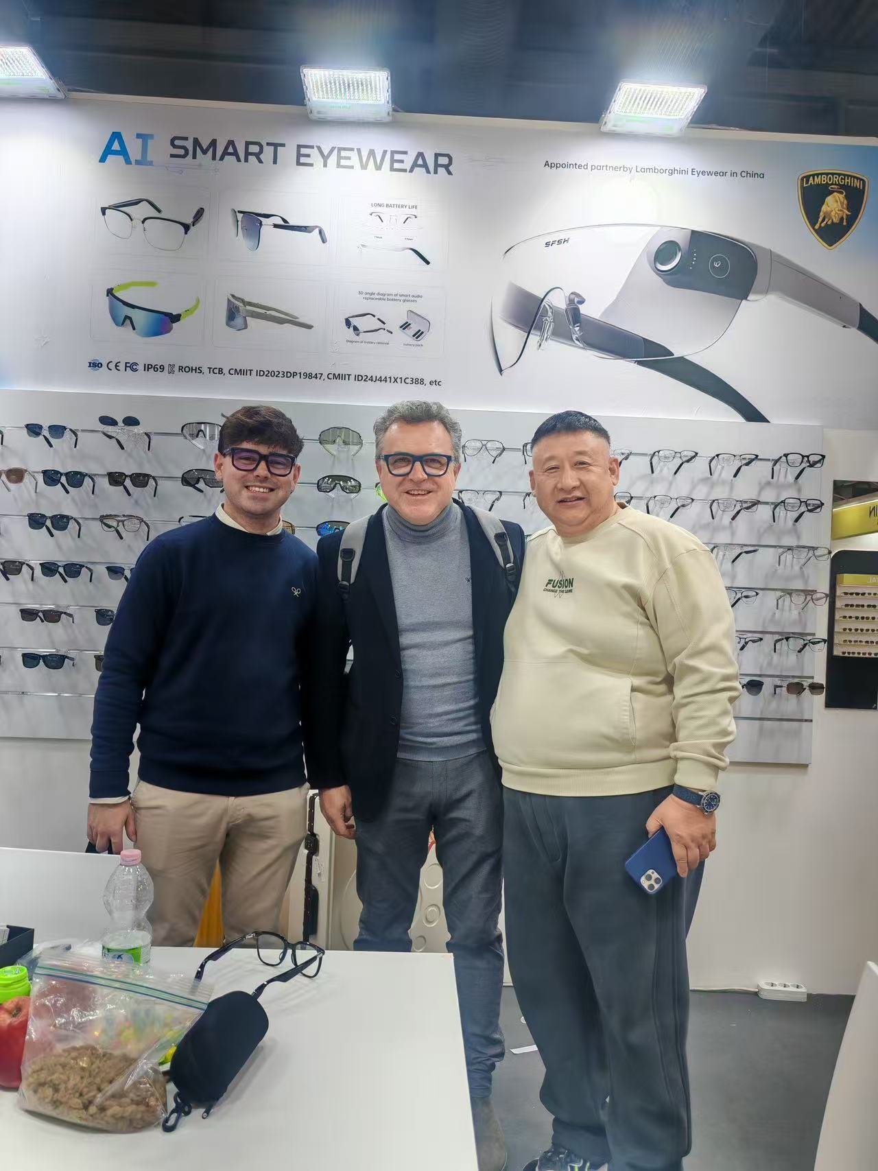 presence at int'l eyewear show