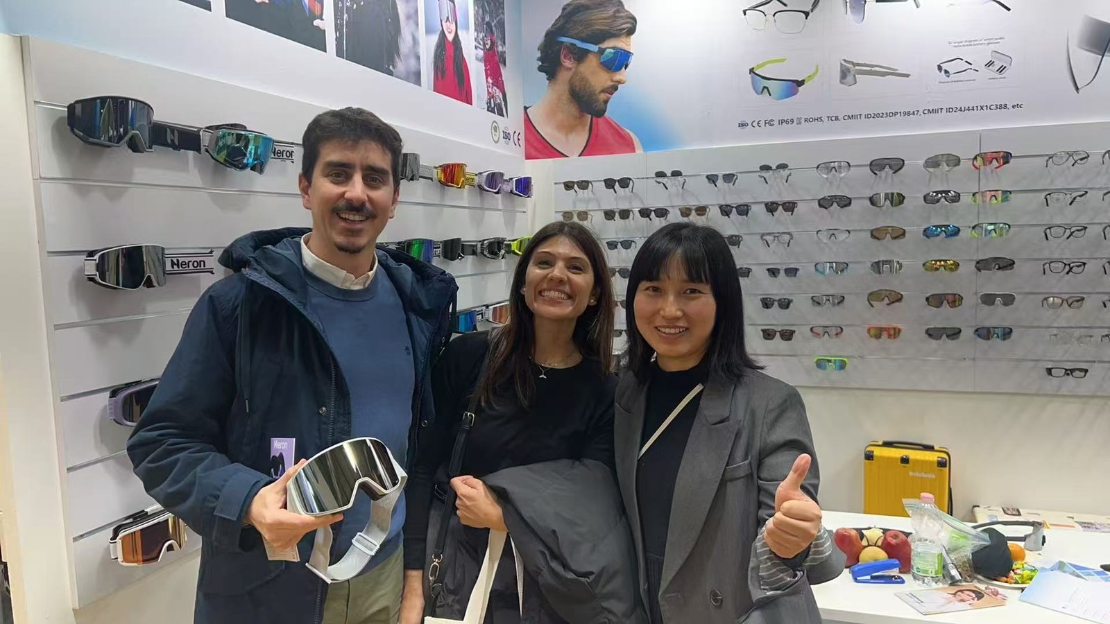 presence at int'l eyewear show