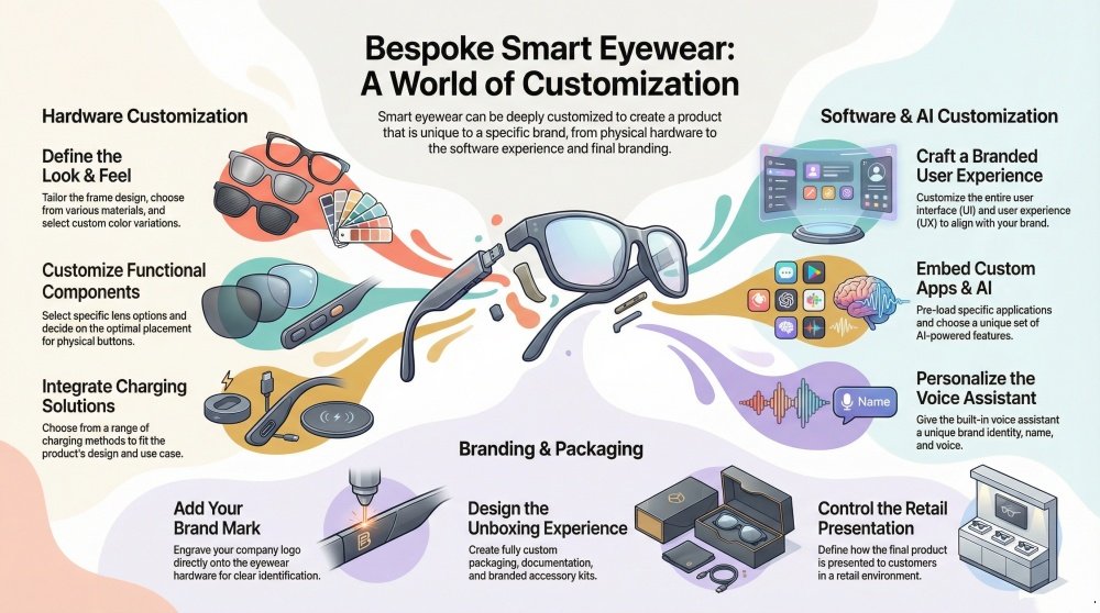 bespoke smart eyewear, a world of customization