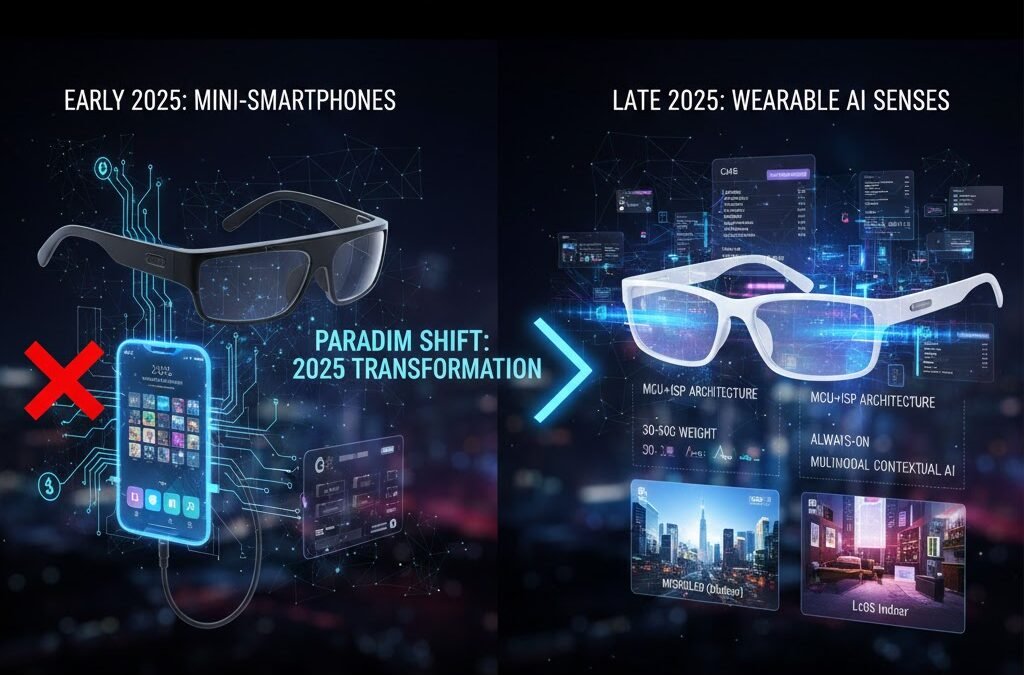 AI Glasses in 2025: A Paradigm Shift From Mini-Smartphones to Wearable AI Senses