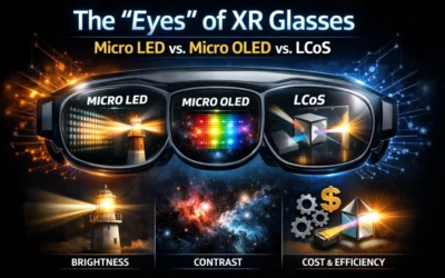 The “Eyes” of XR Glasses: A Clear Comparison of Micro LED, Micro OLED, and LCoS
