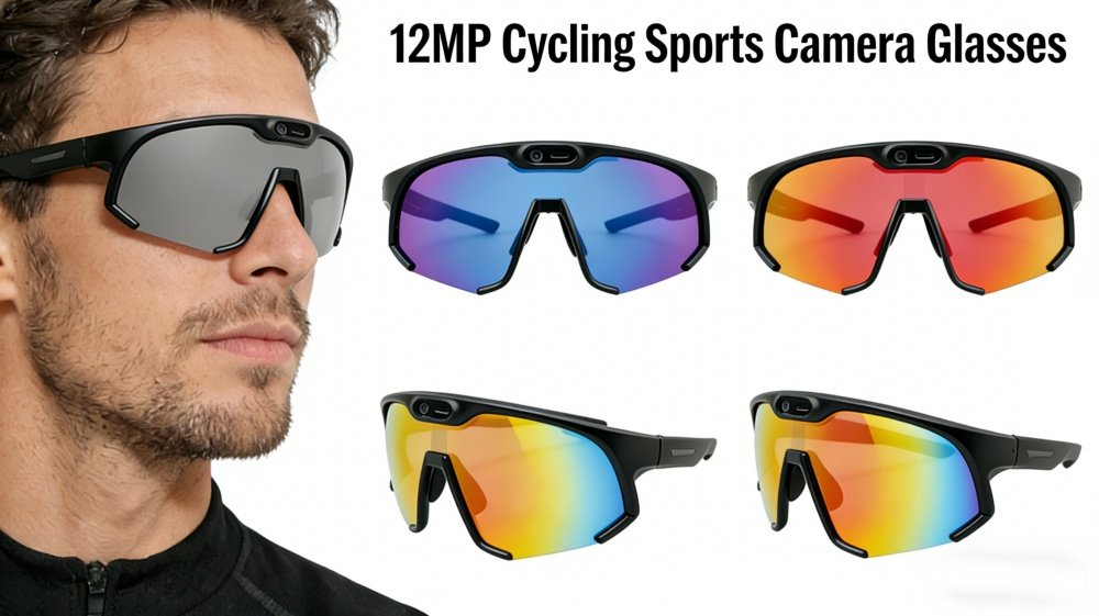 12MP Cycling Sports Camera Glasses