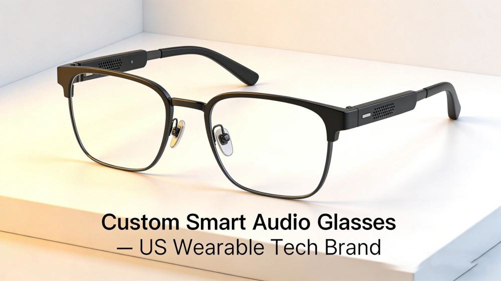 Custom Smart Audio Glasses — US Wearable Tech Brand