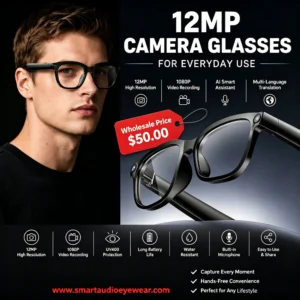 12MP camera glasses for everyday use webp