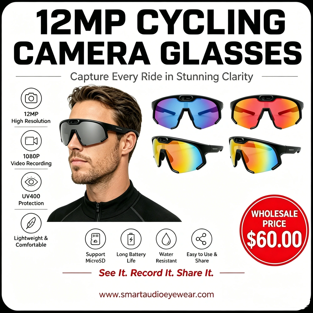12MP cycling camera glasses webp