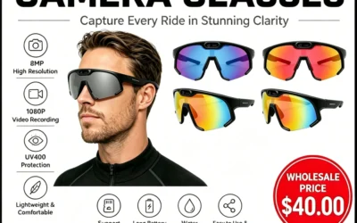 ZHR9B  8MP Cycling Camera Glasses