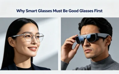 Why Smart Glasses Must Be Good Glasses First