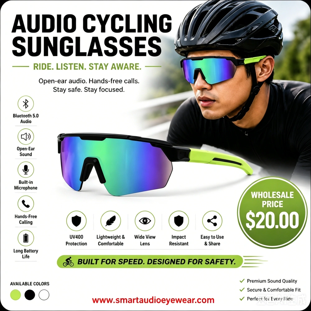 audio cycling sunglasses