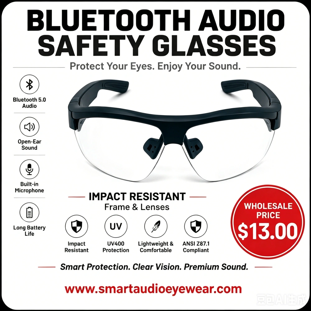safety audio glasses